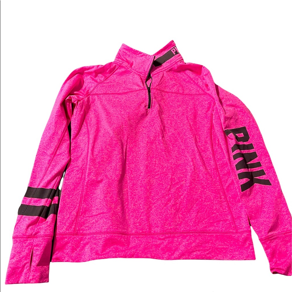 PINK 1/4 Zip Sweatshirt